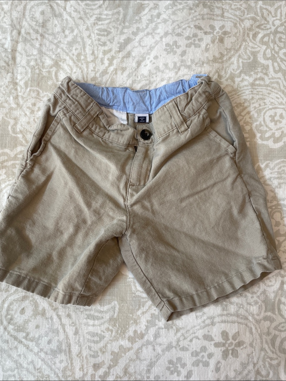 Boys' Khaki Casual Shorts - Janie and Jack sz 5